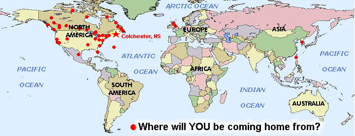 Where will you be coming from?